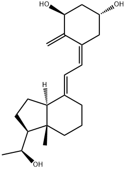 1,3-Cyclohexanediol, 4-methylene-5-[(2E)-2-[(1S,3aS,7aS)-octahydro-1-[(1S)-1-hydroxyethyl]-7a-methyl-4H-inden-4-ylidene]ethylidene]-, (1R,3S,5Z)- Structure