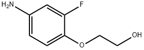 Ethanol, 2-(4-amino-2-fluorophenoxy)- Structure