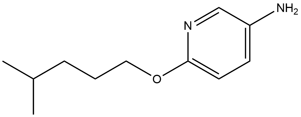 6-[(4-Methylpentyl)oxy]-3-pyridinamine Structure