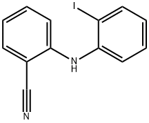 2-[(2-iodophenyl)amino]benzonitrile 구조식 이미지