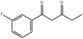 1,3-Pentanedione, 1-(3-fluorophenyl)- Structure