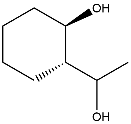 Cyclohexanemethanol, 2-hydroxy-α-methyl-, [1α(R*),2β]- Structure