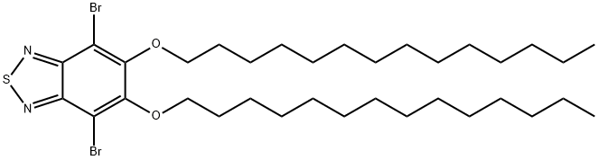 4,7-dibromo-5,6-bis(tetradecyloxy)benzo[c][1,2,5]thiadiazole 구조식 이미지