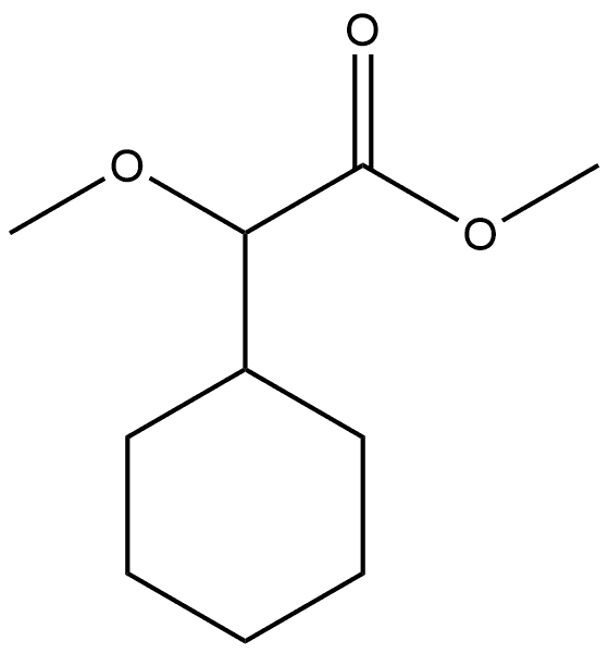 methyl 2-cyclohexyl-2-methoxyacetate 구조식 이미지