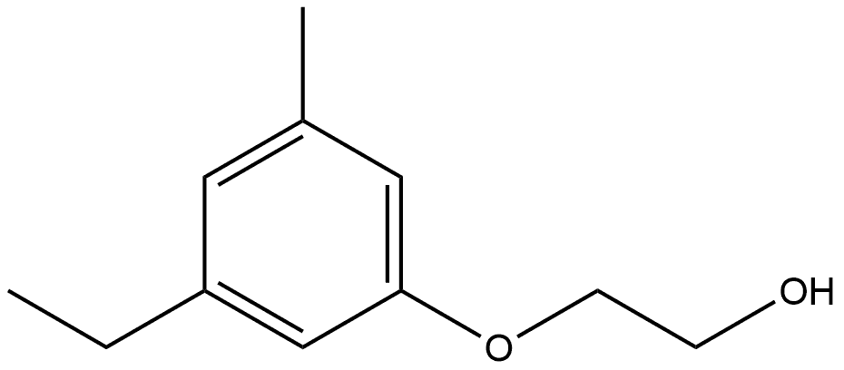 2-(3-Ethyl-5-methylphenoxy)ethanol Structure