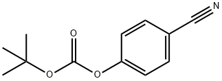 Carbonic acid, 4-cyanophenyl 1,1-dimethylethyl ester Structure