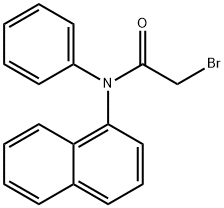 2-Bromo-N-(naphthalen-1-yl)-N-phenylacetamide Structure