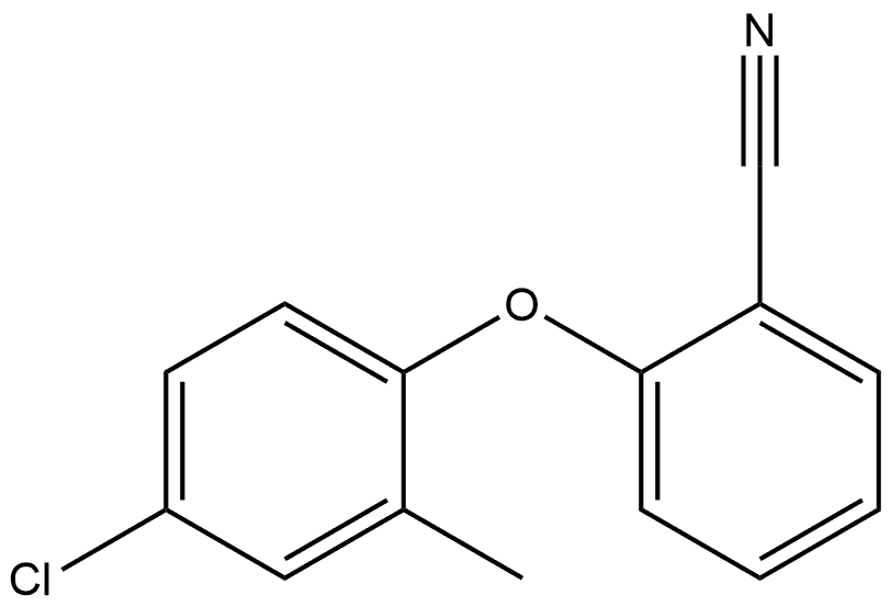 Benzonitrile, 2-(4-chloro-2-methylphenoxy)- Structure