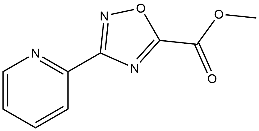 Methyl 3-(2-Pyridyl)-1,2,4-oxadiazole-5-carboxylate Structure