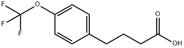 4-(Trifluoromethoxy)benzenebutanoic acid Structure