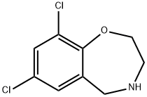 7,9-dichloro-2,3,4,5-tetrahydro-1,4-benzoxazepine hydrochloride Structure