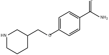 Benzamide, 4-(3-piperidinylmethoxy)- Structure