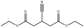 Pentanedioic acid, 3-cyano-, 1,5-diethyl ester Structure