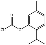 Carbonochloridic acid, 5-methyl-2-(1-methylethyl)phenyl ester Structure