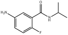 Benzamide, 5-amino-2-fluoro-N-(1-methylethyl)- Structure