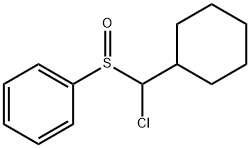 Benzene, [(chlorocyclohexylmethyl)sulfinyl]- Structure