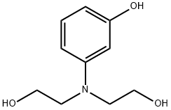 Phenol, 3-[bis(2-hydroxyethyl)amino]- Structure