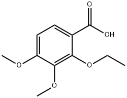 2-Ethoxy-3,4-dimethoxybenzoic acid Structure