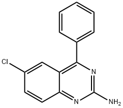 2-Quinazolinamine, 6-chloro-4-phenyl- Structure