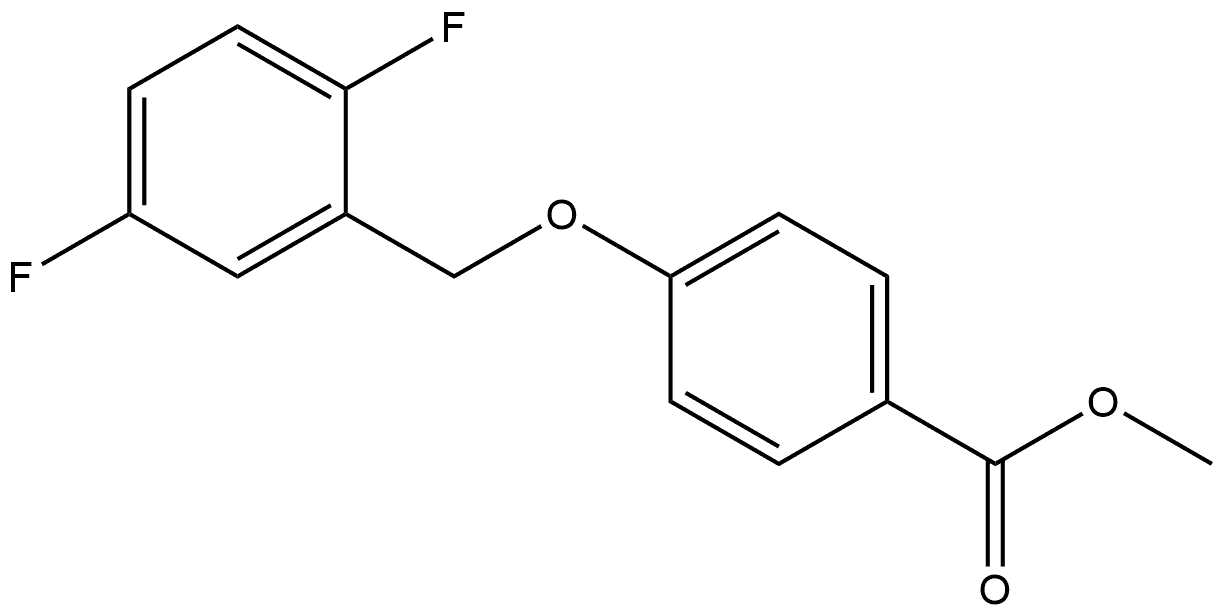 Methyl 4-[(2,5-difluorophenyl)methoxy]benzoate Structure