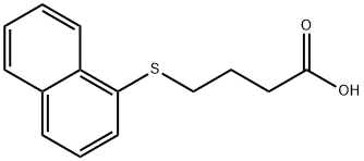 4-(Naphthalen-1-ylthio)butanoic acid Structure