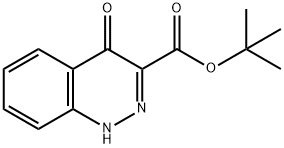 3-Cinnolinecarboxylic acid, 1,4-dihydro-4-oxo-, 1,1-dimethylethyl ester 구조식 이미지