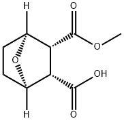 7-Oxabicyclo[2.2.1]heptane-2,3-dicarboxylic acid, 2-methyl ester, (1S,2R,3S,4R)- Structure