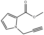 1H-Pyrrole-2-carboxylic acid, 1-(2-propyn-1-yl)-, methyl ester 구조식 이미지