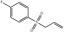 Benzene, 1-fluoro-4-(2-propen-1-ylsulfonyl)- Structure