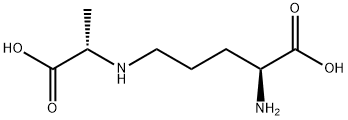 N(5)-(1-카르복시에틸)오르니틴 구조식 이미지