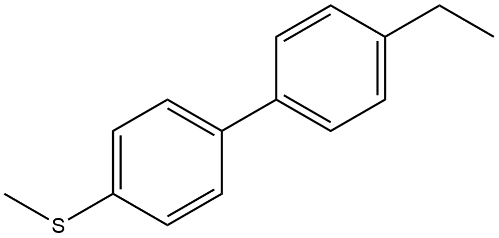 4-Ethyl-4'-(methylthio)-1,1'-biphenyl Structure