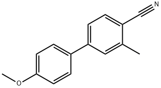 [1,1'-Biphenyl]-4-carbonitrile, 4'-methoxy-3-methyl- Structure