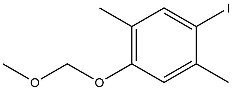 1-Iodo-4-(methoxymethoxy)-2,5-dimethylbenzene Structure