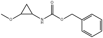 Carbamic acid, N-(2-methoxycyclopropyl)-, phenylmethyl ester 구조식 이미지