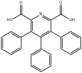 2,6-Pyridinedicarboxylic acid, 3,4,5-triphenyl- Structure