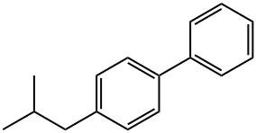 1,1'-Biphenyl, 4-(2-methylpropyl)- 구조식 이미지