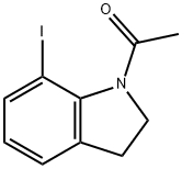 Ethanone, 1-(2,3-dihydro-7-iodo-1H-indol-1-yl)- Structure