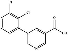 5-(2,3-Dichlorophenyl)nicotinic acid Structure