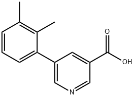 5-(2,3-Dimethylphenyl)nicotinic acid Structure