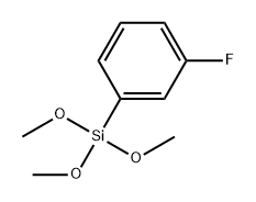Benzene, 1-fluoro-3-(trimethoxysilyl)- 구조식 이미지