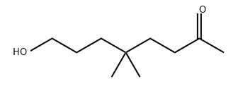 2-Octanone, 8-hydroxy-5,5-dimethyl- Structure