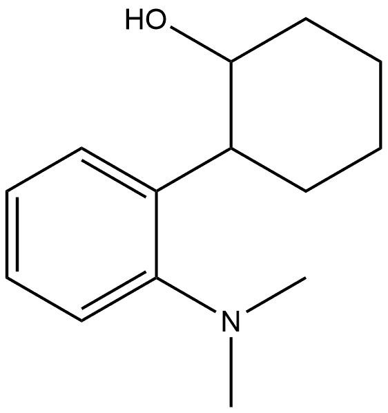 2-[2-(Dimethylamino)phenyl]cyclohexanol Structure