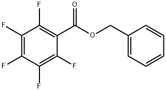 Benzoic acid, 2,3,4,5,6-pentafluoro-, phenylmethyl ester Structure