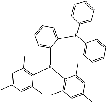 Phosphine, [2-[bis(2,4,6-trimethylphenyl)boryl]phenyl]diphenyl- Structure