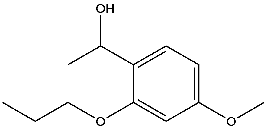 4-Methoxy-α-methyl-2-propoxybenzenemethanol Structure