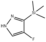 1H-Pyrazole, 4-fluoro-3-(trimethylsilyl)- Structure