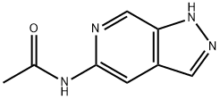 N-(1H-Pyrazolo[3,4-c]pyridin-5-yl)acetamide 구조식 이미지