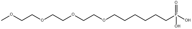 Phosphonic acid, P-7,10,13,16-tetraoxaheptadec-1-yl- Structure