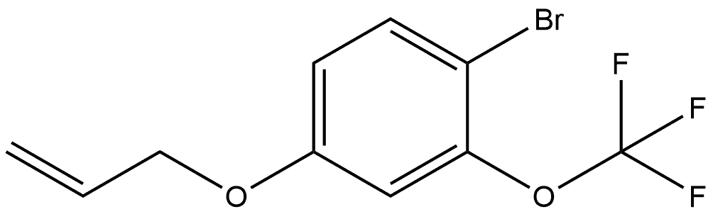 1-Bromo-4-(2-propen-1-yloxy)-2-(trifluoromethoxy)benzene Structure