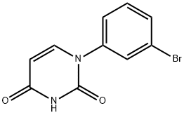 2,4(1H,3H)-Pyrimidinedione, 1-(3-bromophenyl)- Structure